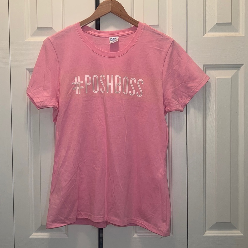 Posh Boss pink tee